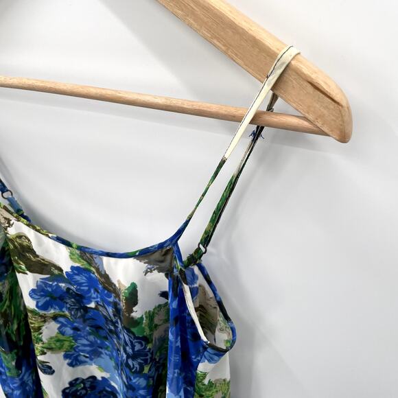 Show Me Your Mumu Blue Floral Sleeveless Swing Tank // S - Picture 3 of 9